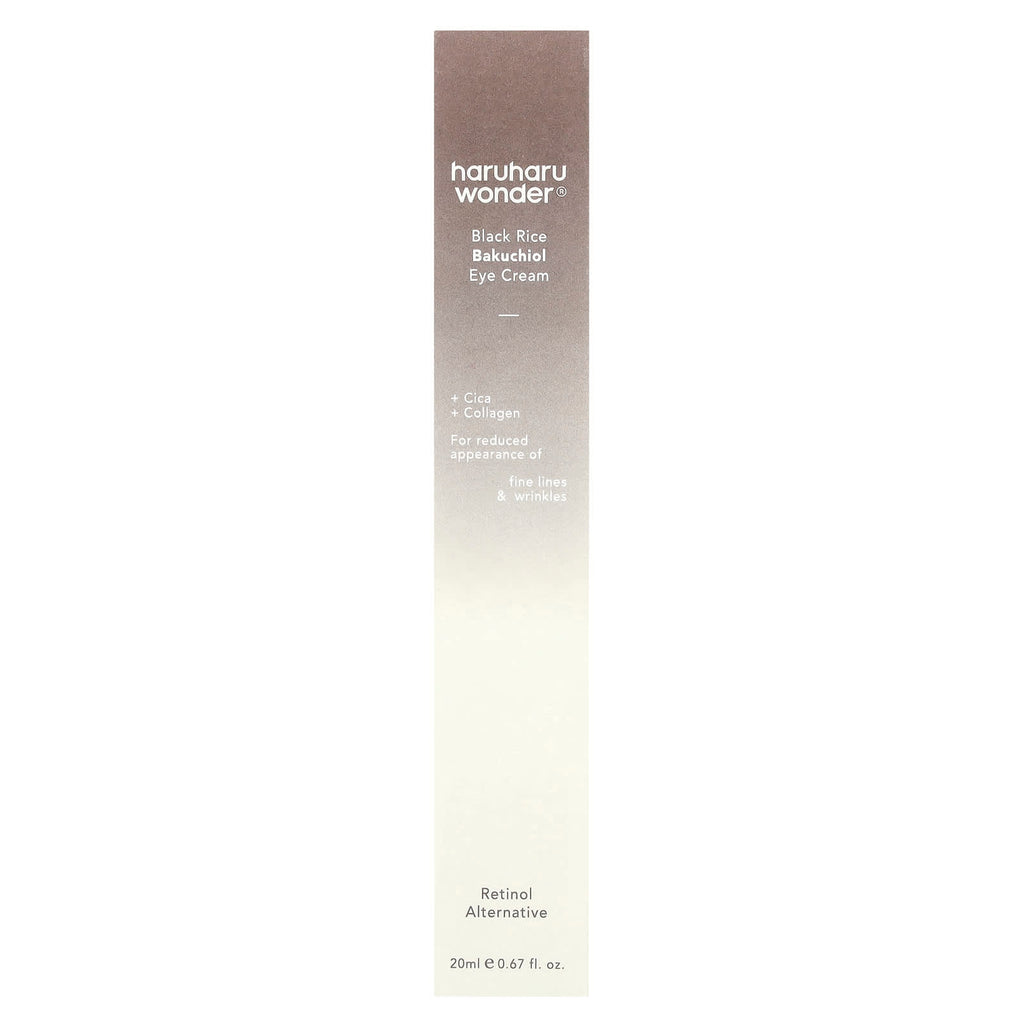 Haruharu, Wonder®, Black Rice Bakuchiol Eye Cream, 0.67 fl oz (20 ml)