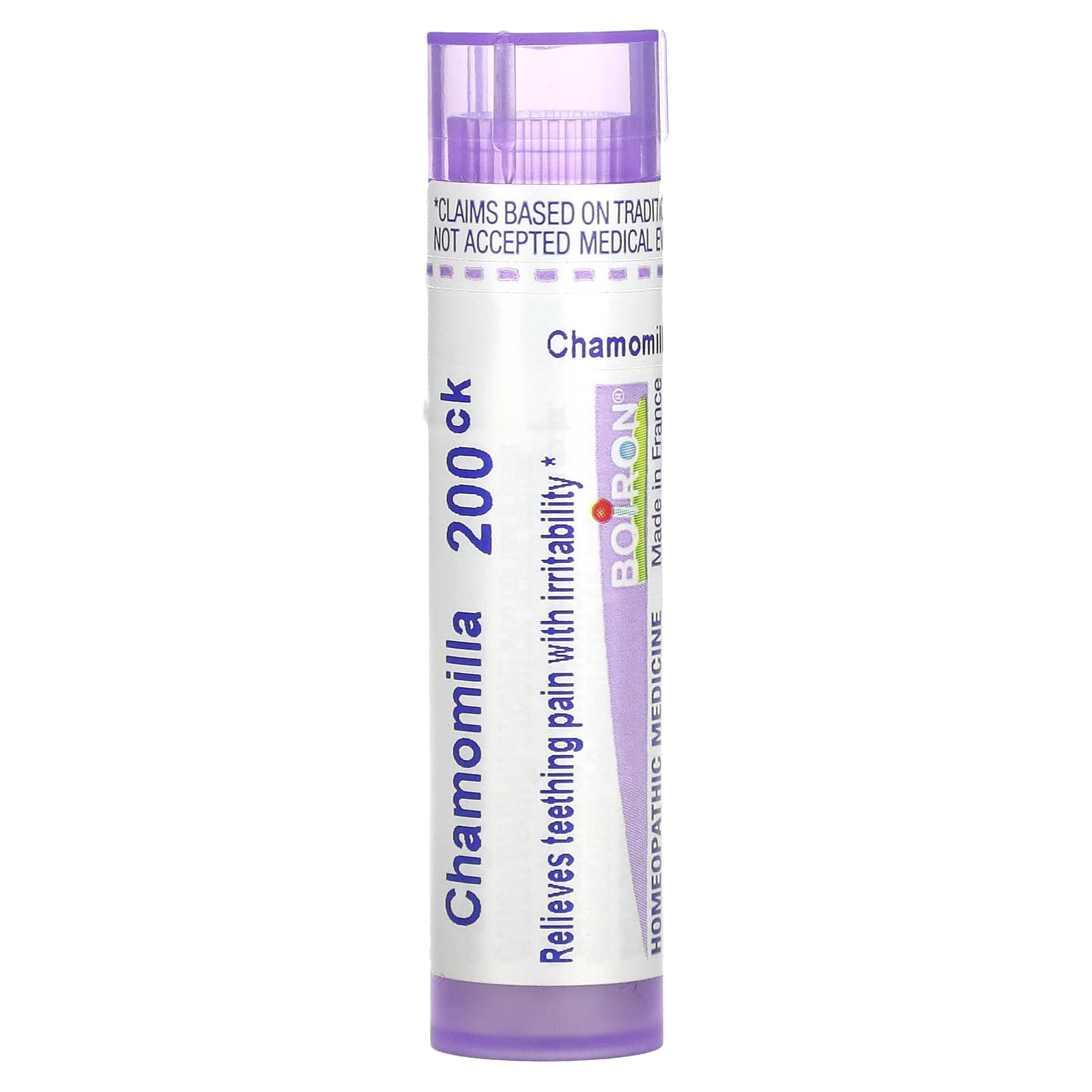 Boiron, Chamomilla, 200CK, Teething & Irritability, Approx 80 Pellets