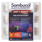 Sambucol, Black Elderberry, Day + Night Relief , 24 Capsules