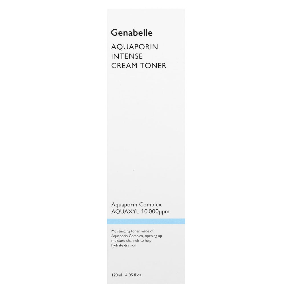 Genabelle, Aquaporin Intense Cream Toner, 4.05 fl oz (120 ml)