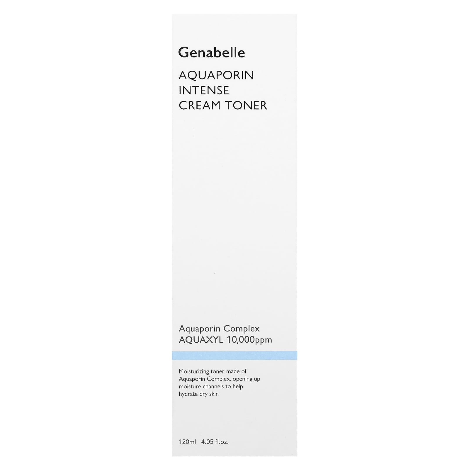 Genabelle, Aquaporin Intense Cream Toner, 4.05 fl oz (120 ml)