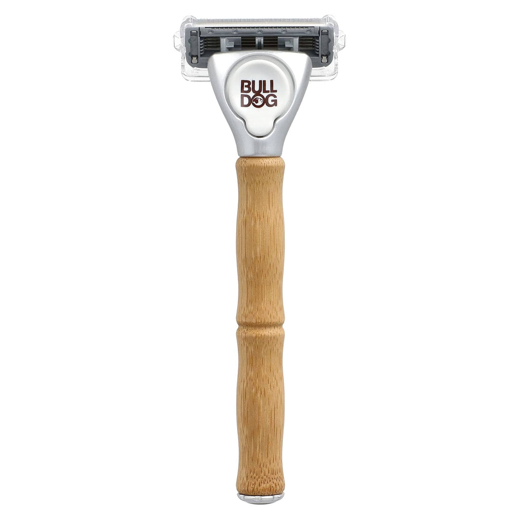 Bulldog Skincare For Men, Original Bamboo Razor, 1 Razor, 2 Cartridges