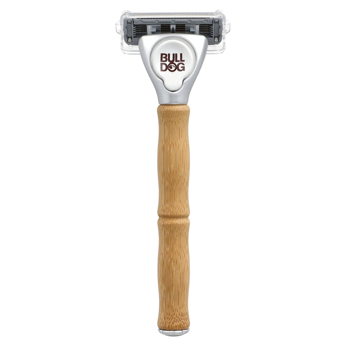 Bulldog Skincare For Men, Original Bamboo Razor, 1 Razor, 2 Cartridges
