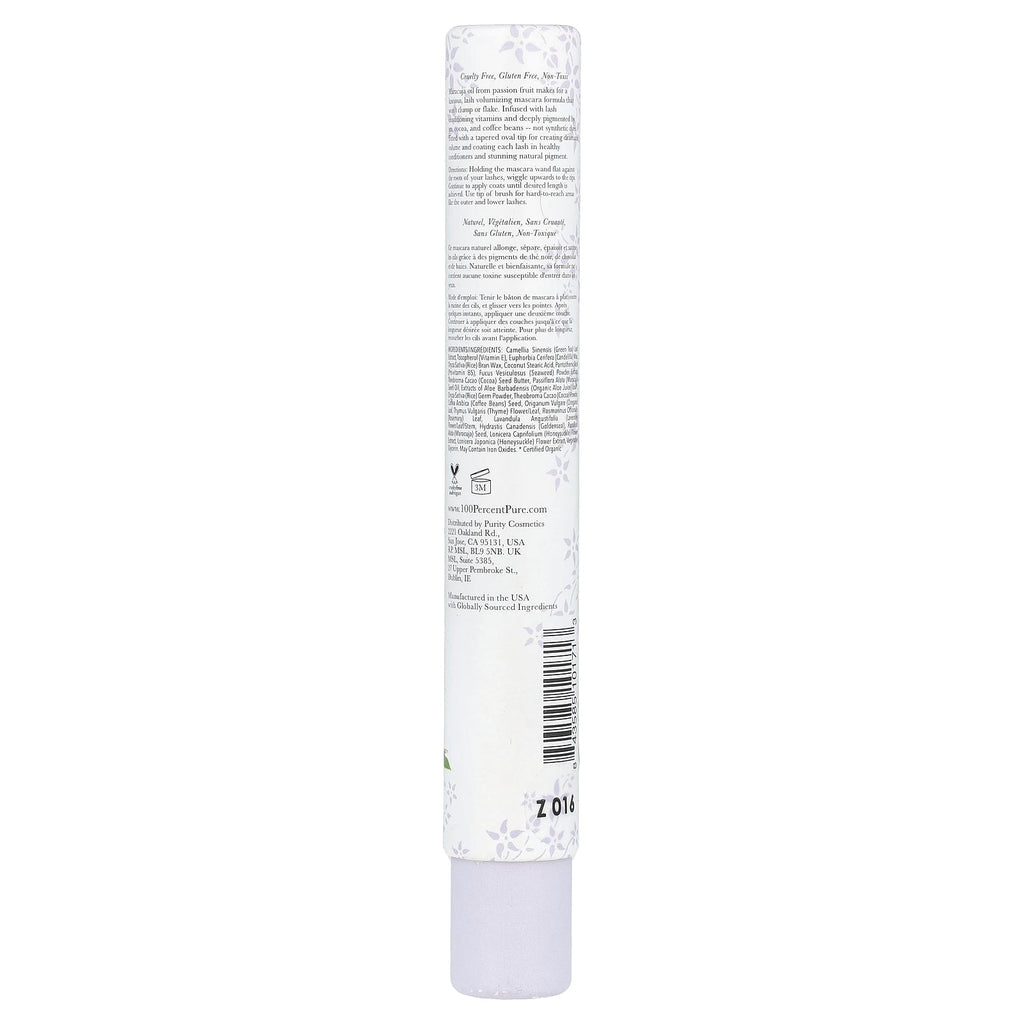 100% PURE, Maracuja Oil Mascara, Black Tea, 0.35 oz (10 g)