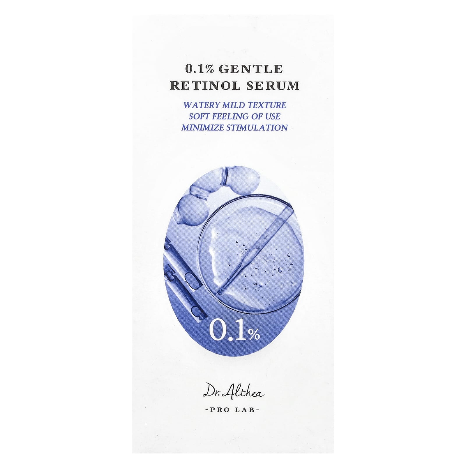 Dr. Althea, 0.1% Gentle Retinol Serum, 1.01 fl oz (30 ml)