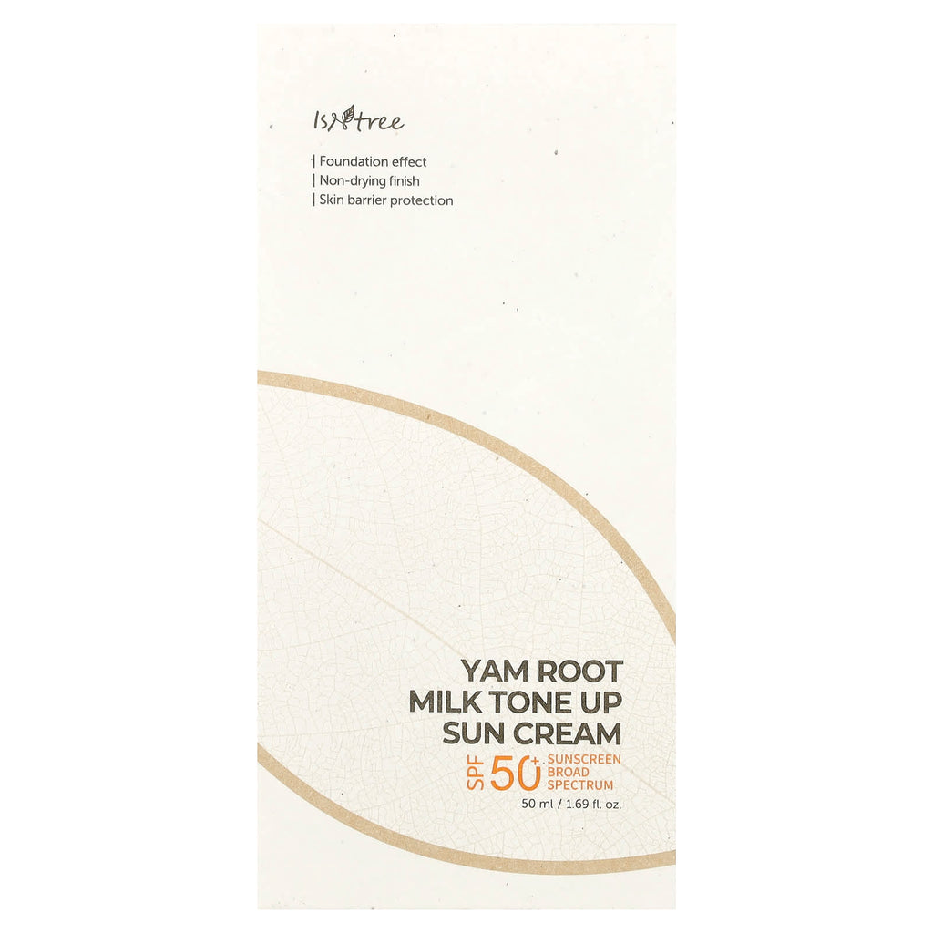 ISNtree, Yam Root Milk Tone Up Sun Cream, SPF 50+, 1.69 fl oz (50 ml)
