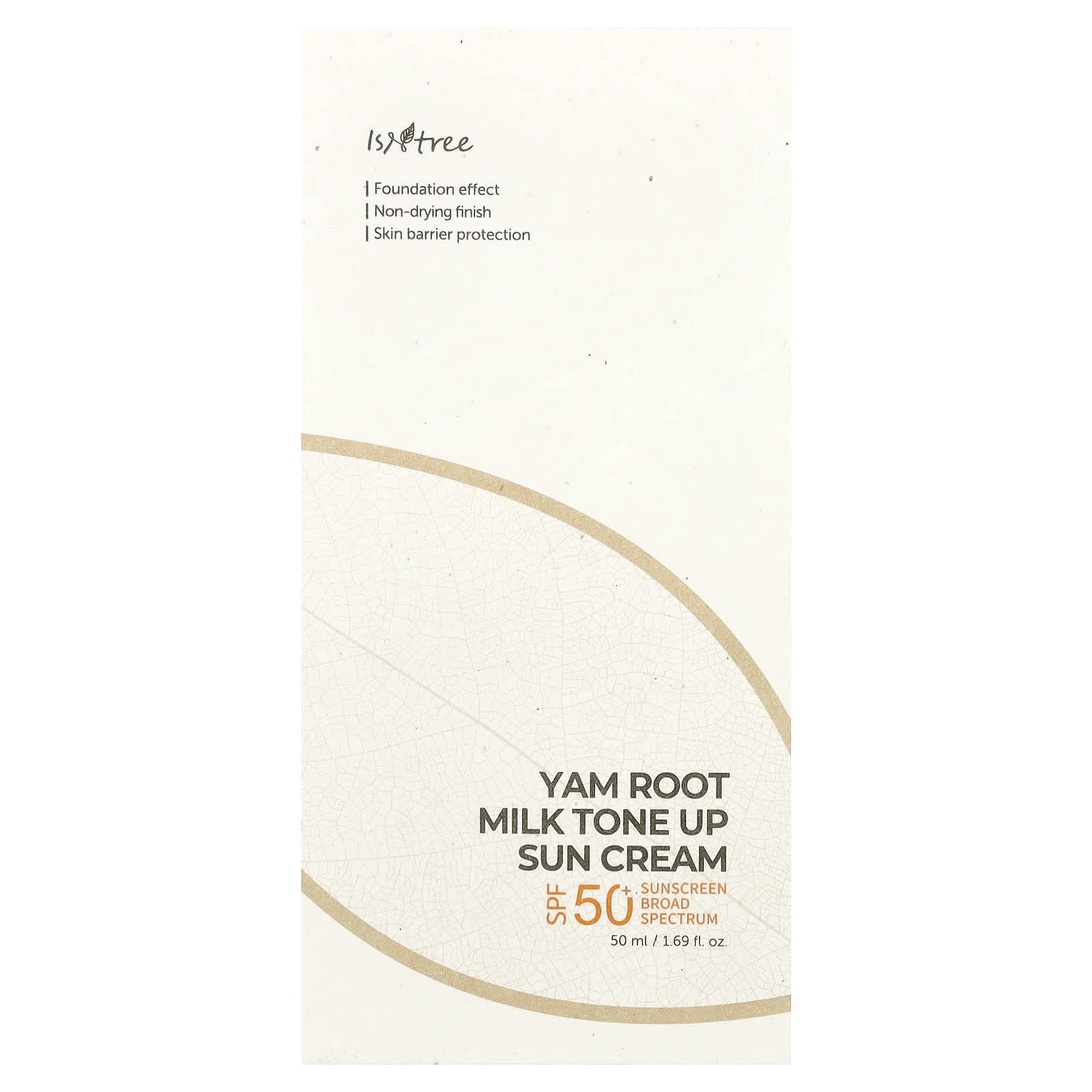 ISNtree, Yam Root Milk Tone Up Sun Cream, SPF 50+, 1.69 fl oz (50 ml)