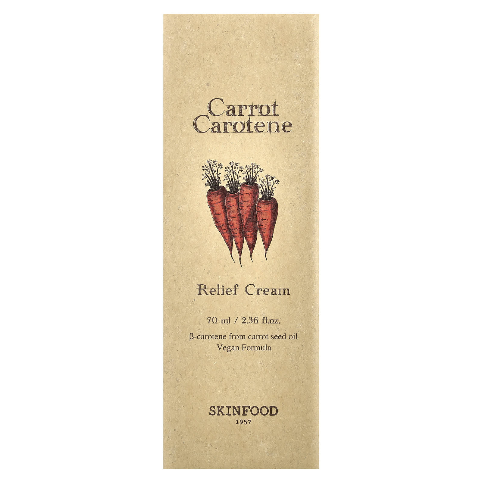 SKINFOOD, Carrot Carotene Relief Cream , 2.36 fl oz (70 ml)