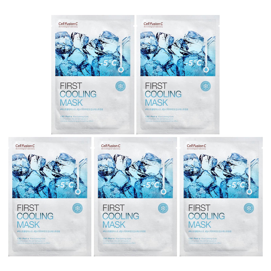 Cell Fusion C, First Cooling Beauty Mask, 5 Sheets, 0.95 oz (27 g) Each