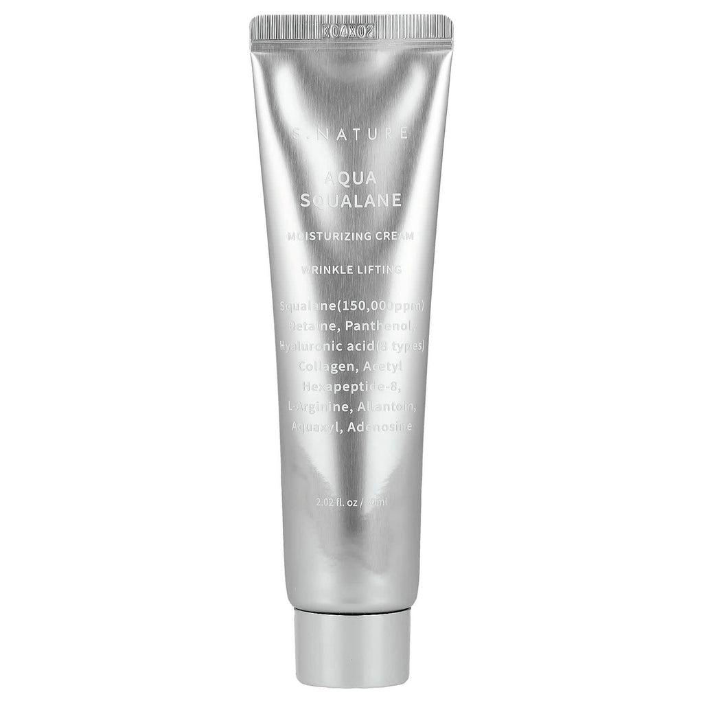 S.NATURE, Aqua Squalane Moisturizing Cream, 2.02 fl oz (60 ml)