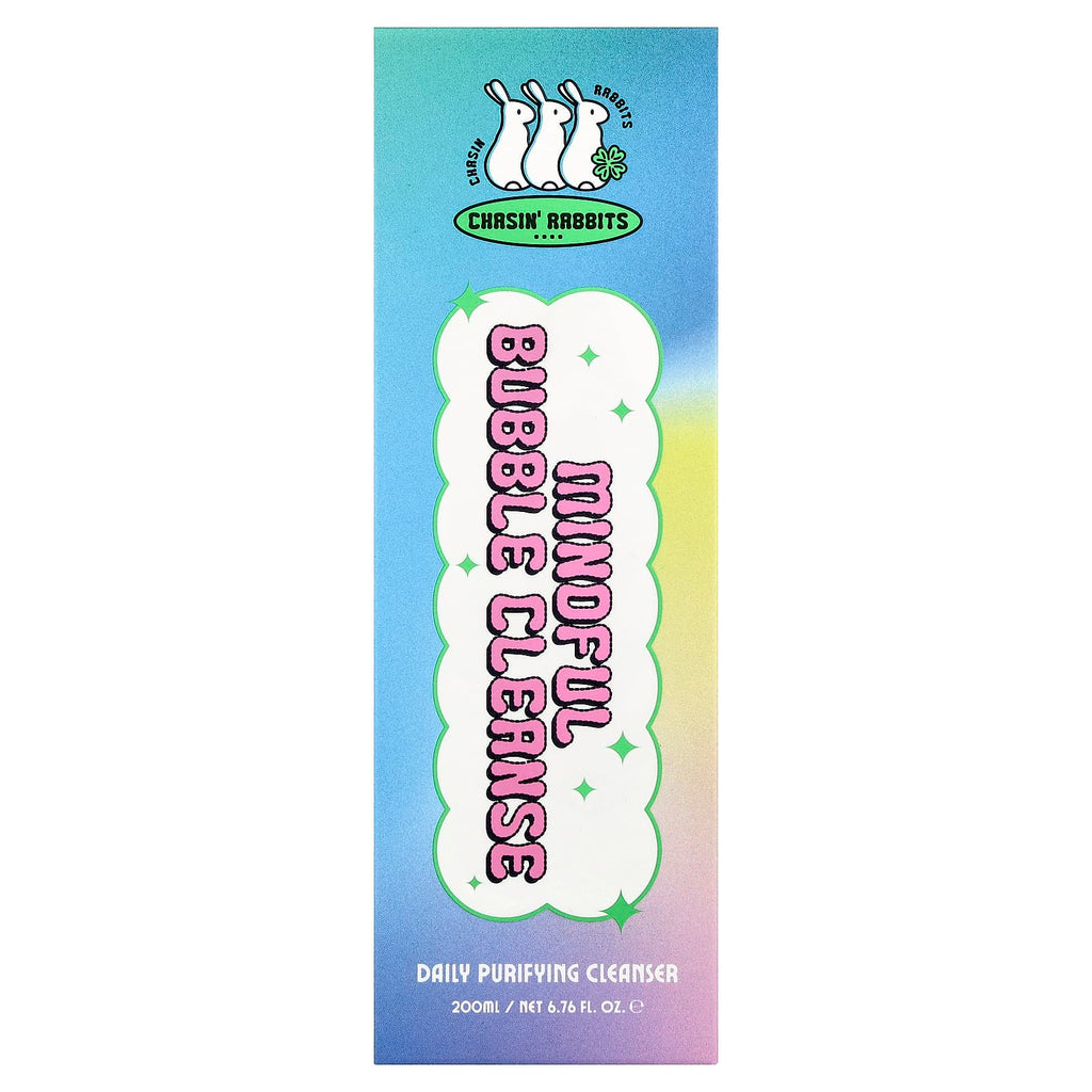 Chasin' Rabbits, Mindful Bubble Cleanse, Daily Purifying Cleanser, 6.76 fl oz (200 ml)