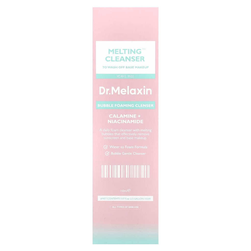 Dr.Melaxin, Melting Cleanser, Bubble Foaming Cleanser, All Type of Skin, 5.07 fl oz (150 ml)