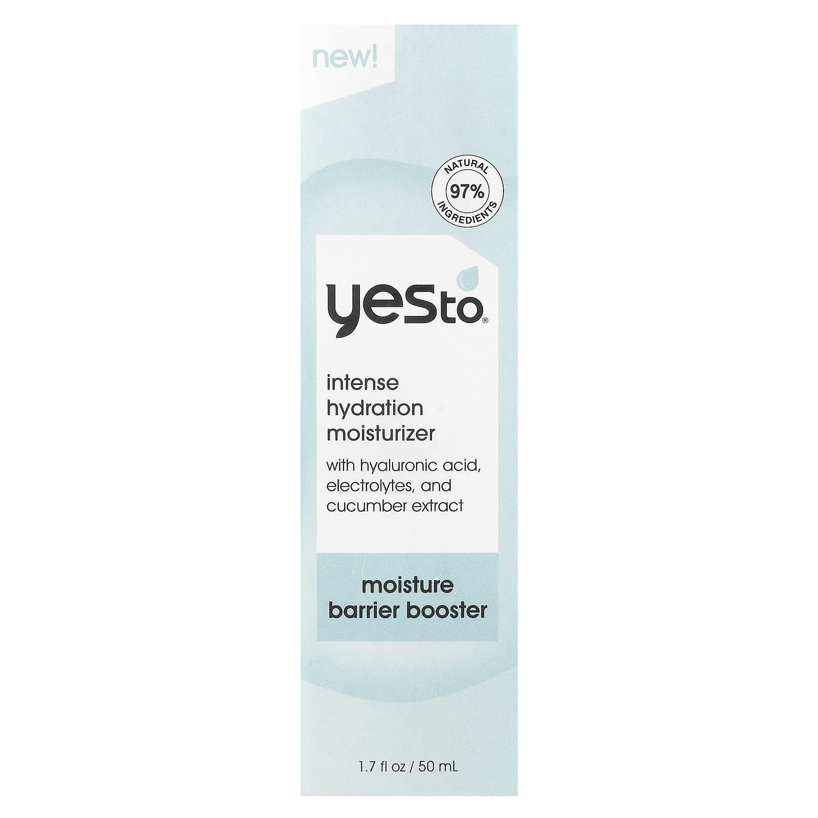 Yes To, Intense Hydration Moisturizer, 1.7 fl oz (50 ml)