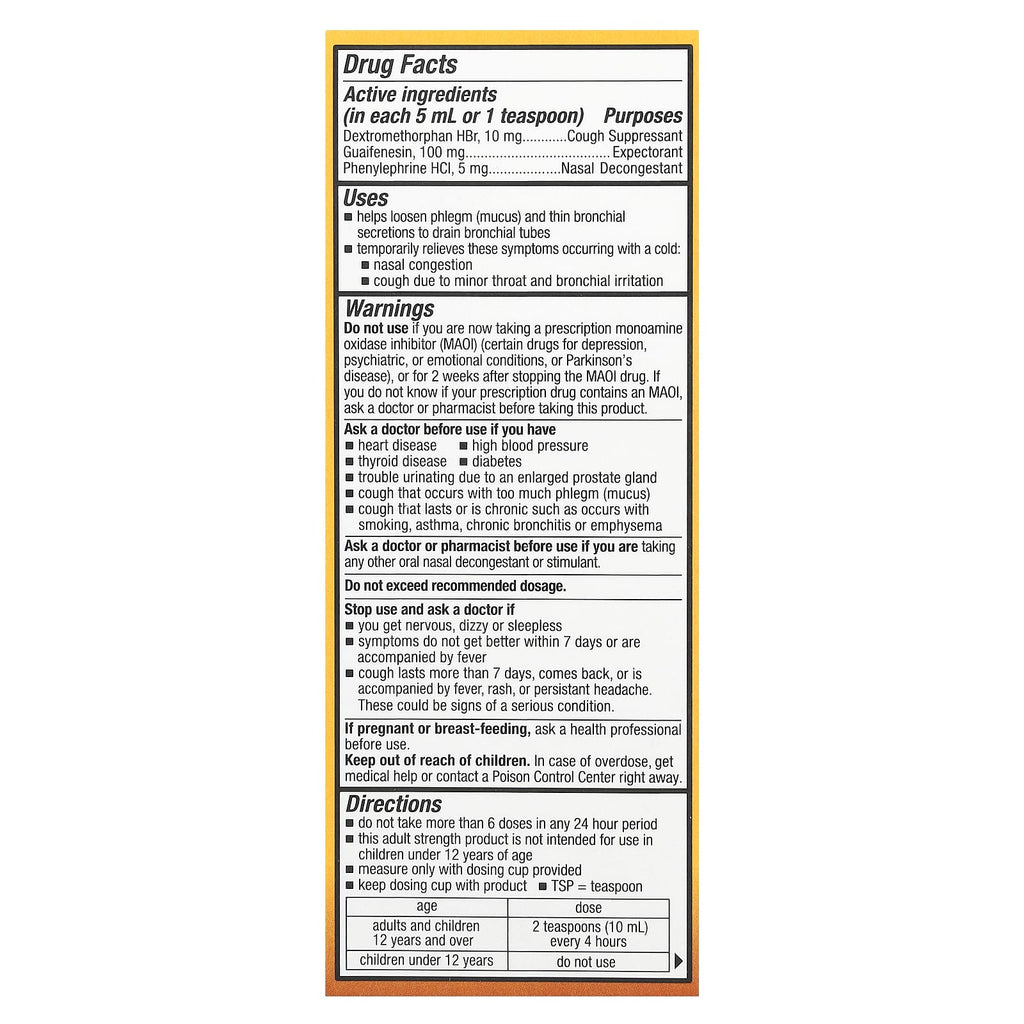Tukol, Honey, Cough & Congestion, Ages 12+, Natural Honey, 4 fl oz (118 ml)