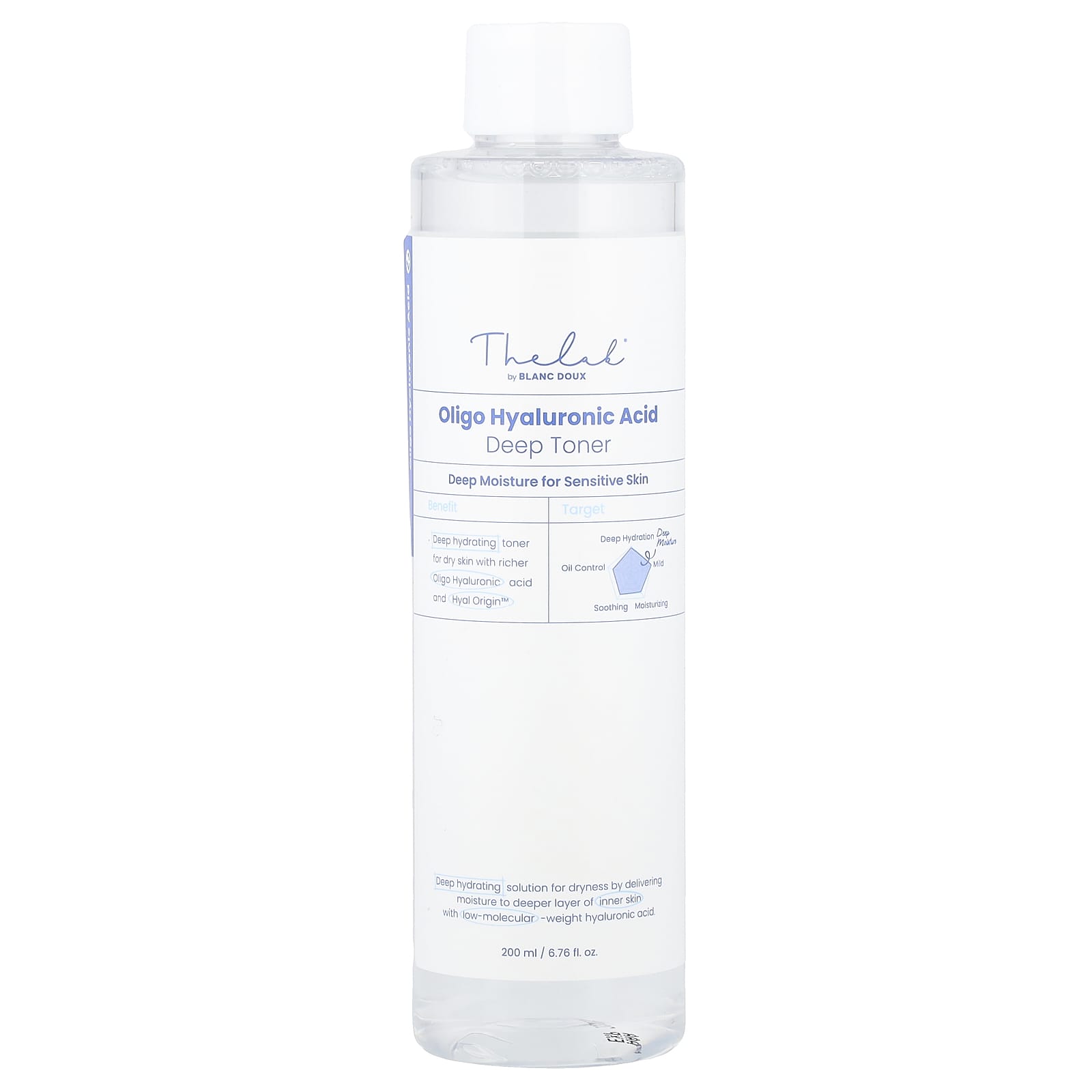 The Lab by BLANC DOUX, Oligo Hyaluronic Acid Deep Toner, 6.76 fl oz (200 ml)