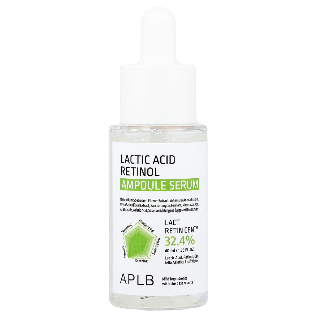 APLB, Lactic Acid Retinol Ampoule Serum, 1.35 fl oz (40 ml)