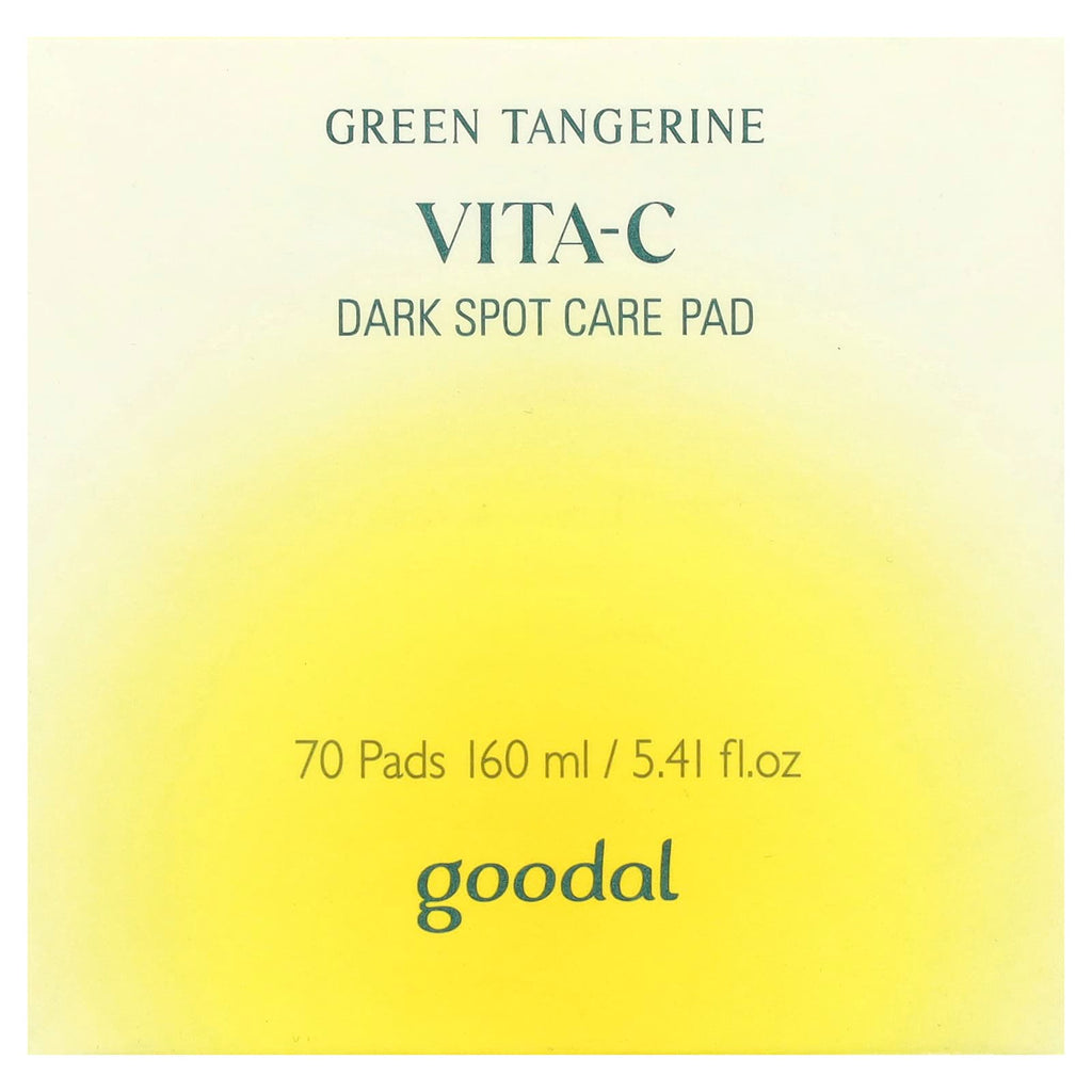 Goodal, Green Tangerine Vita-C Dark Spot Care Pad, 70 Pads