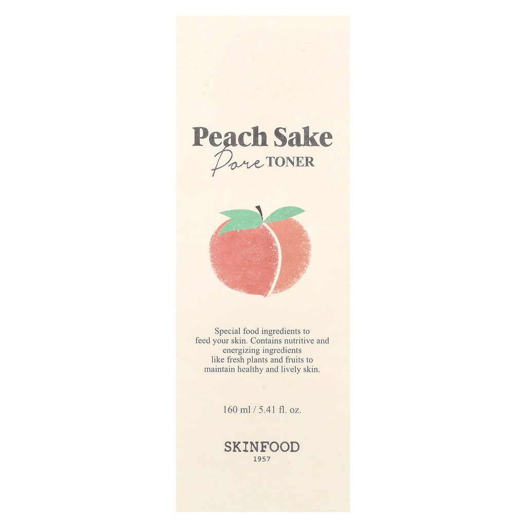 SKINFOOD, Peach Sake Pore Toner, 5.41 fl oz (160 ml)