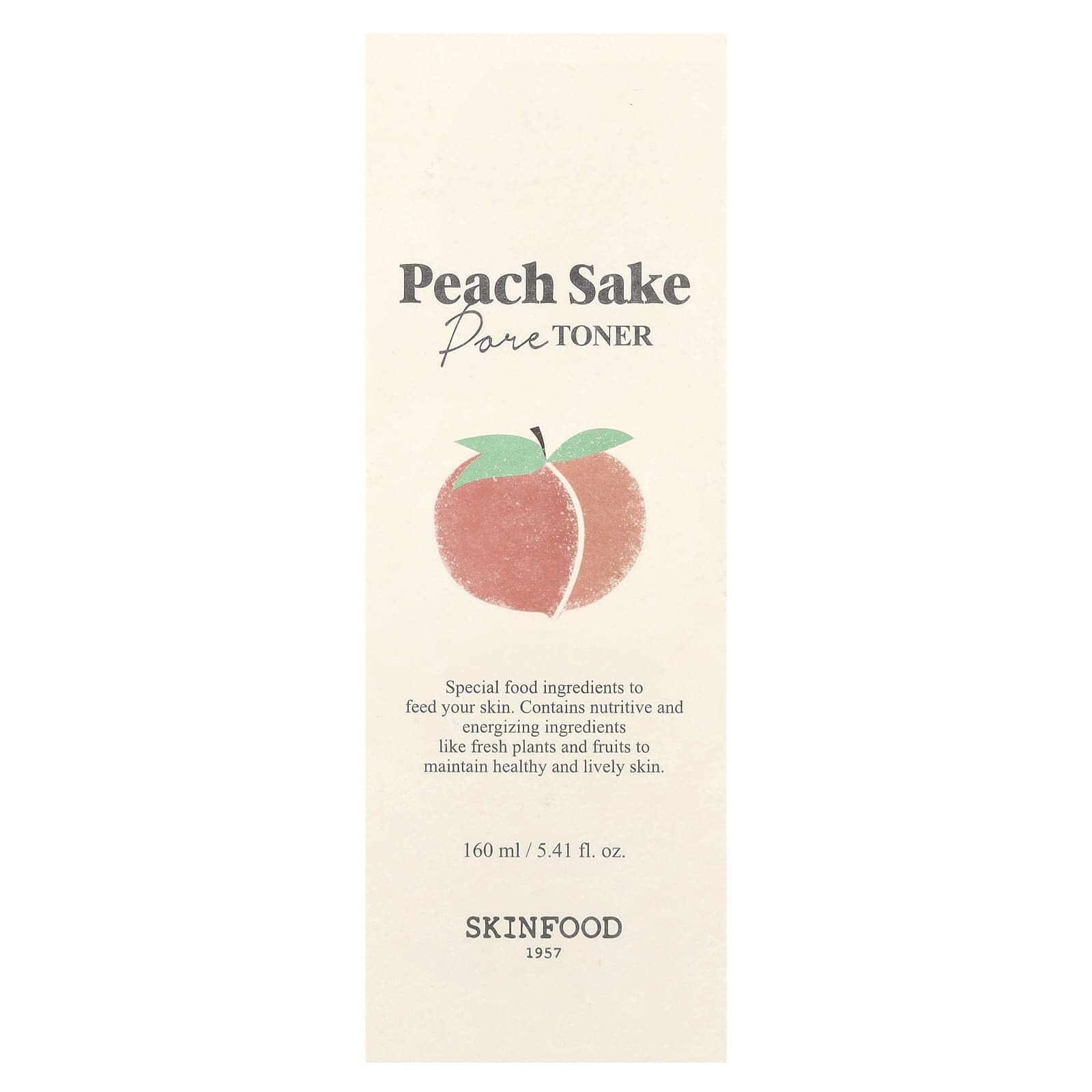 SKINFOOD, Peach Sake Pore Toner, 5.41 fl oz (160 ml)