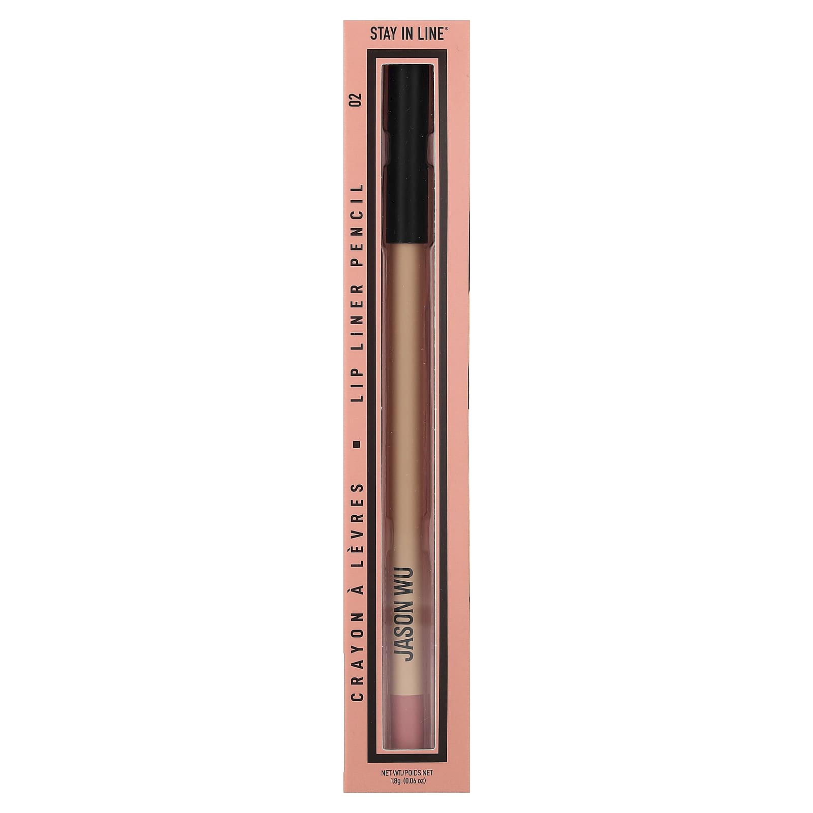 Jason Wu, Stay In Line®, Lip Liner Pencil, 02 First Date, 0.06 oz (1.8 g)
