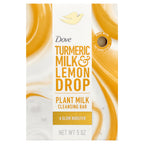 Dove, Plant Milk Cleansing Bar Soap, Turmeric Milk & Lemon Drop, 5 oz