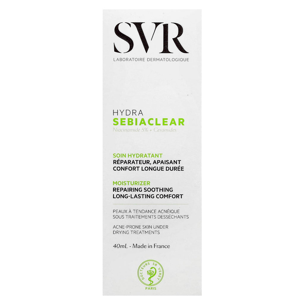 SVR, Hydra Sebiaclear, Moisturizer, Acne-Prone Skin, 1.3 fl oz (40 ml)