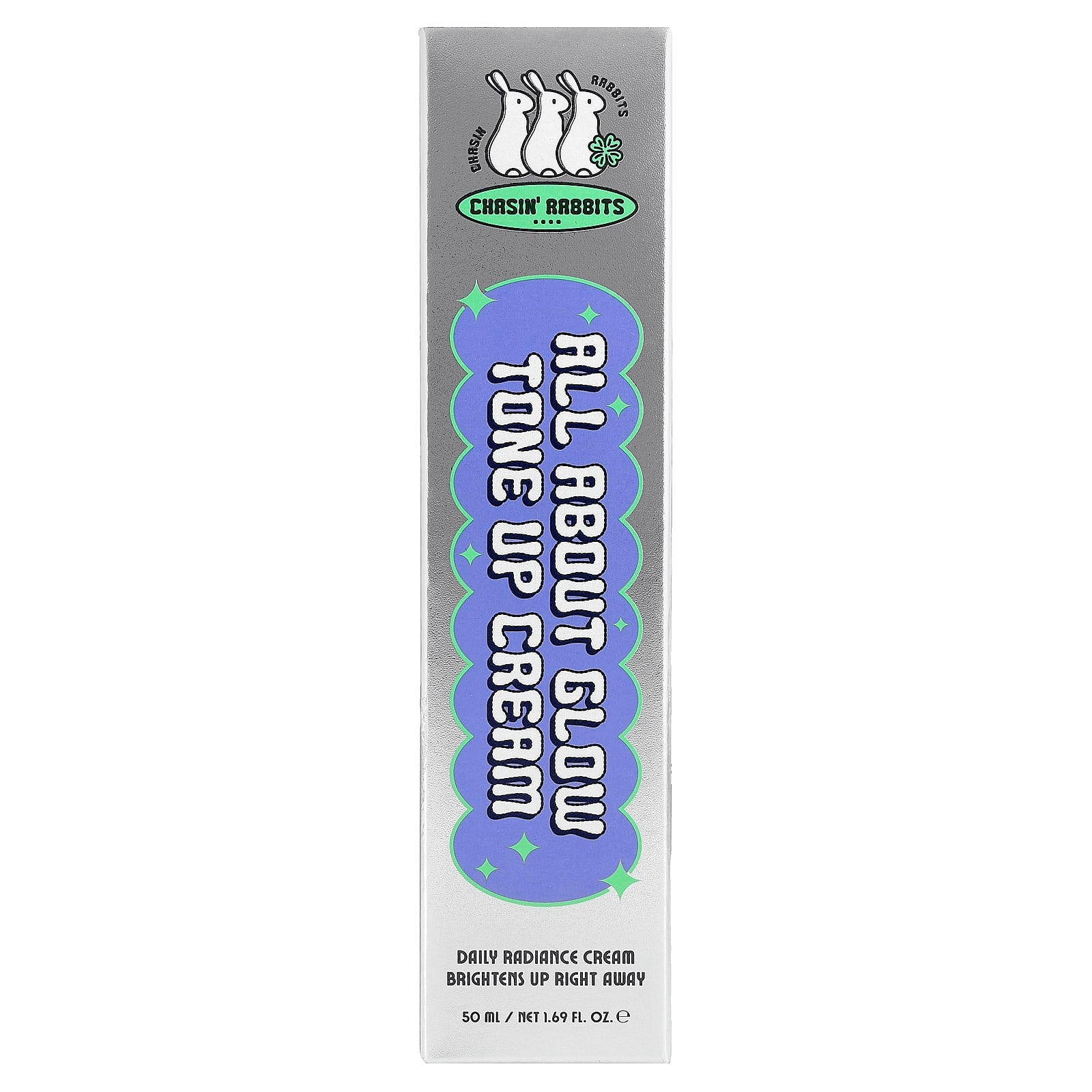 Chasin' Rabbits, All About Glow Tone Up Cream, 1.69 fl oz (50 ml)