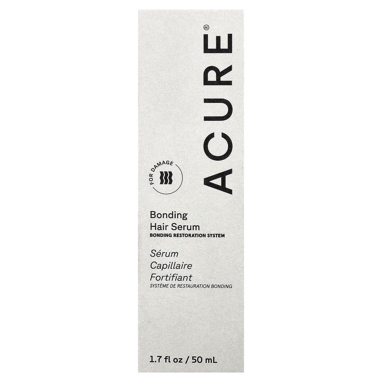 ACURE, Bonding Hair Serum, For Damage, 1.7 fl oz (50 ml)