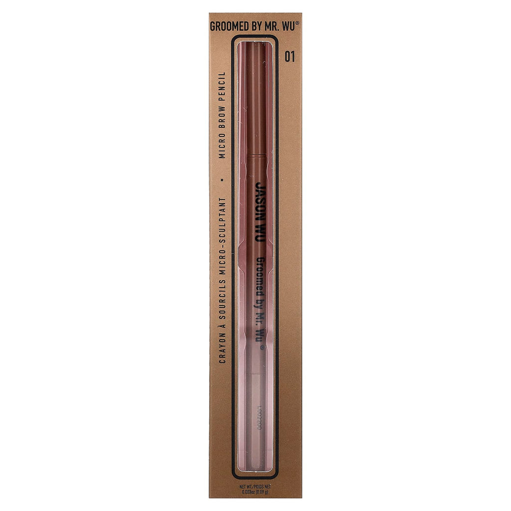 Jason Wu, Groomed By Mr. Wu®, Micro Brow Pencil, 01 Light, 0.003 oz (0.09 g)