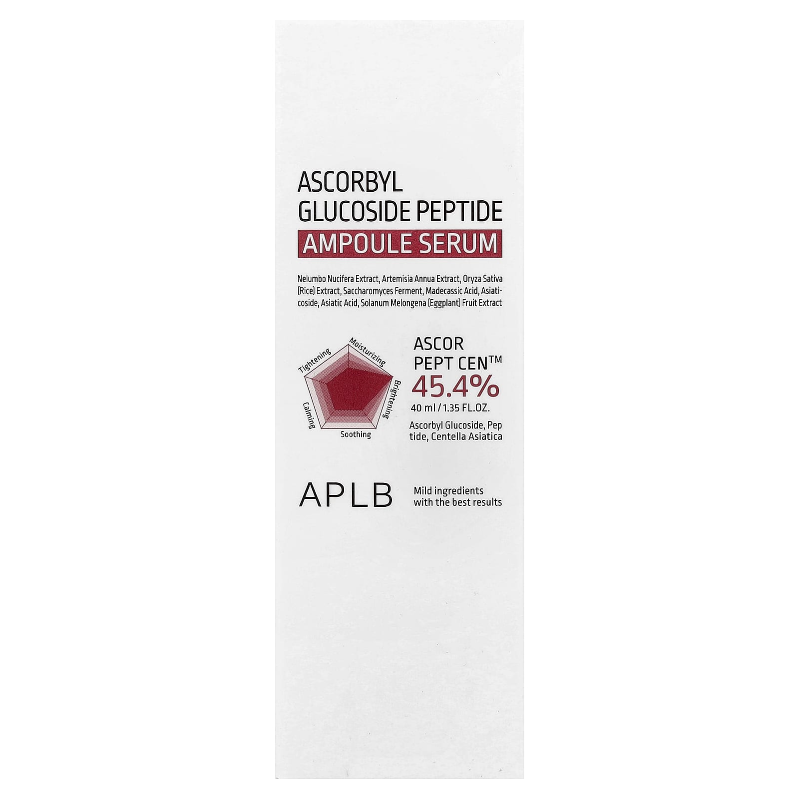 APLB, Ascorbyl Glucoside Peptide Ampoule Serum , 1.35 fl oz (40 ml)