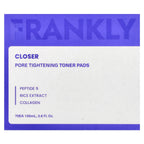 Frankly, Closer Pore Tightening Toner Pads, 70 Pads, 3.6 fl oz (105 ml)