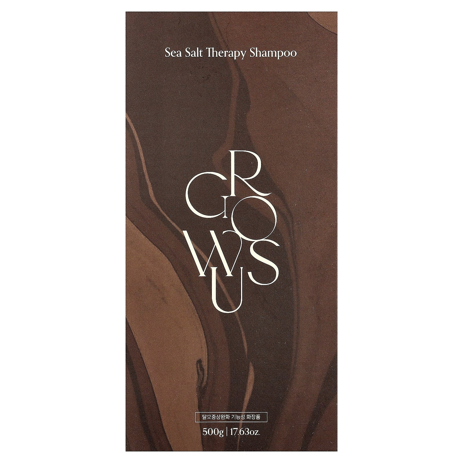 GROWUS, Sea Salt Therapy Shampoo, Fresh Sea Wind, 17.63 oz (500 g)