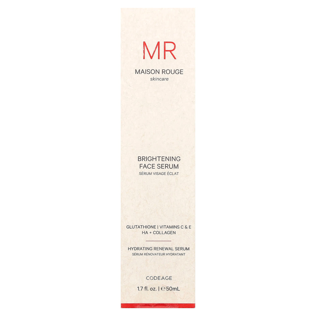 Codeage, Maison Rouge Skincare, Brightening Face Serum, 1.7 fl oz (50 ml)