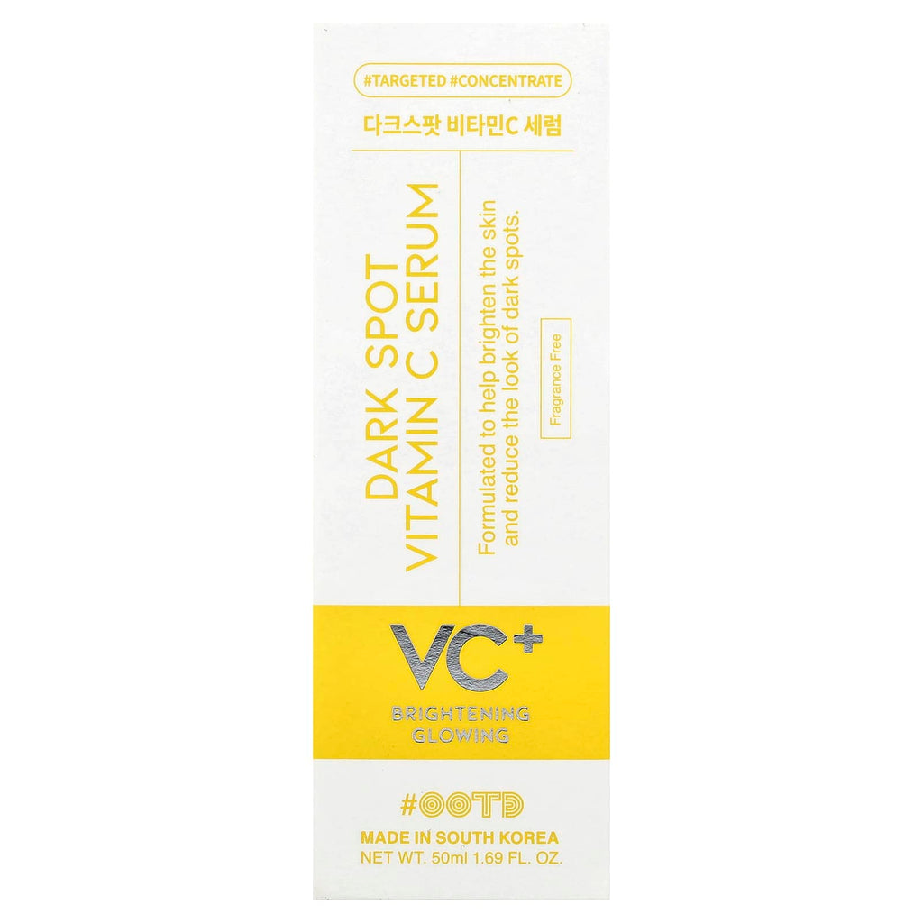OOTD, Dark Spot Vitamin C Serum, Fragrance Free, 1.69 fl oz (50 ml)