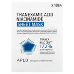 APLB, Tranexamic Acid Niacinamide Beauty Sheet Mask, 10 Sheets, 0.85 fl oz (25 ml) Each
