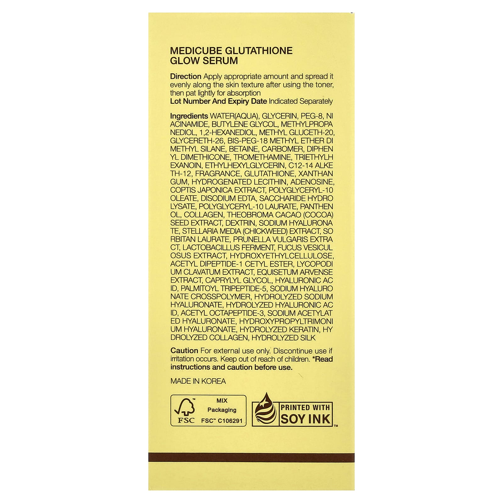 Medicube, Glutathione Glow Serum, 1.05 oz (30 g)