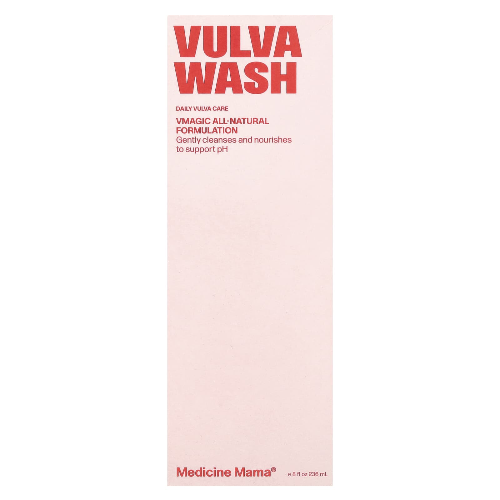 Medicine Mama, Vulva Wash, Fragrance Free, 8 fl oz (236 ml)