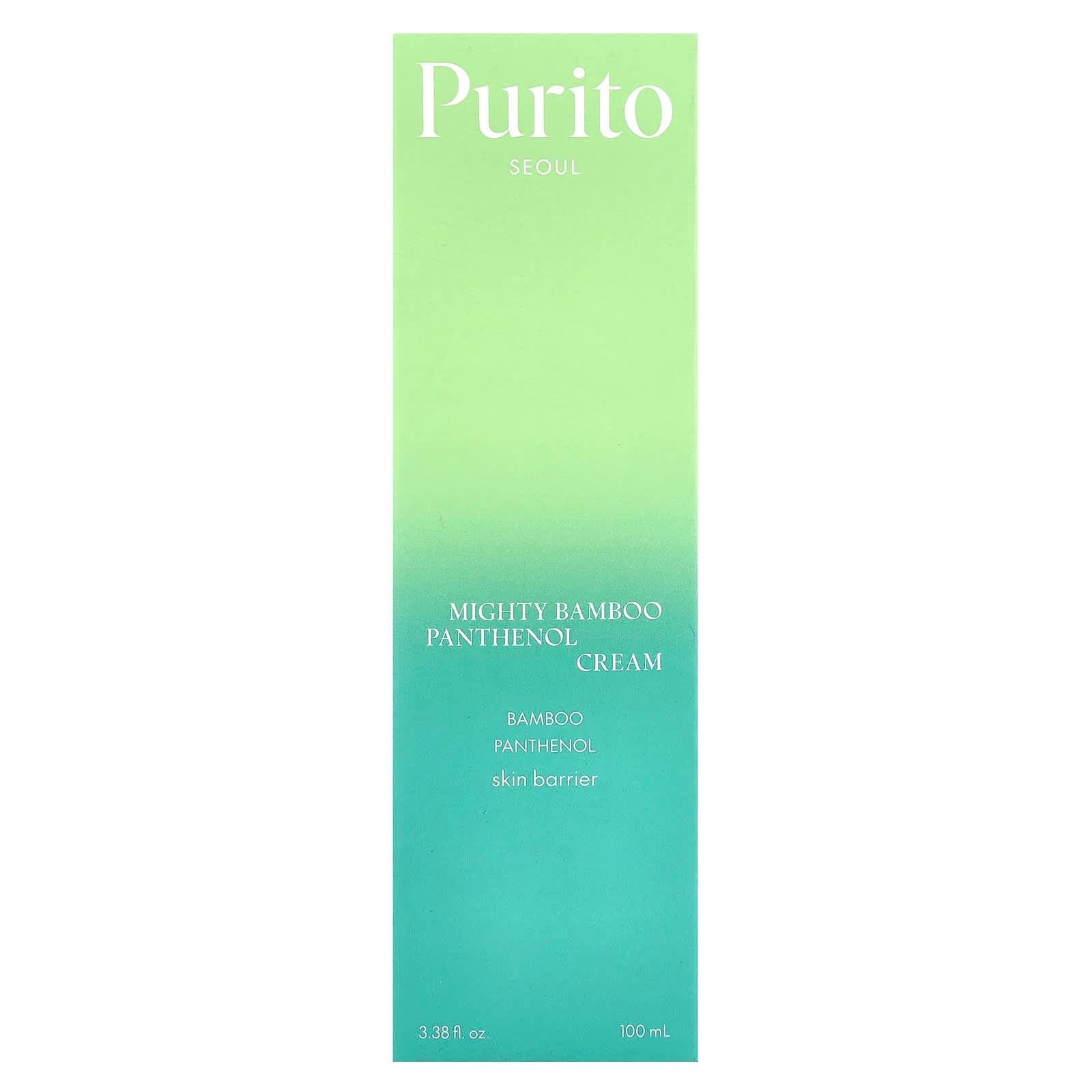 Purito, Seoul, Mighty Bamboo Panthenol Cream, 3.38 fl oz (100 ml)