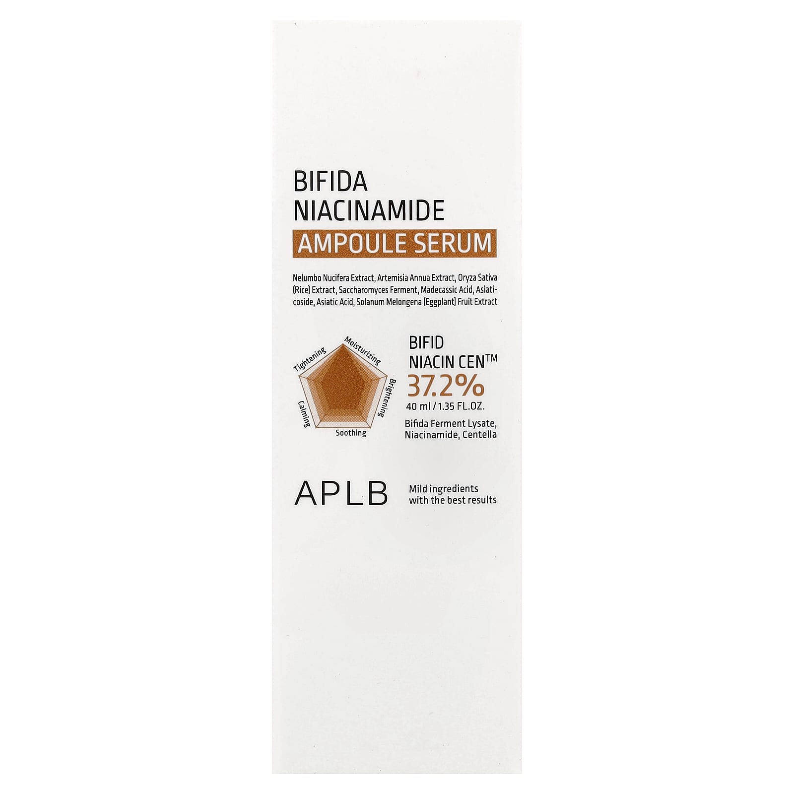 APLB, Bifida Niacinamide Ampoule Serum , 1.35 fl oz (40 ml)