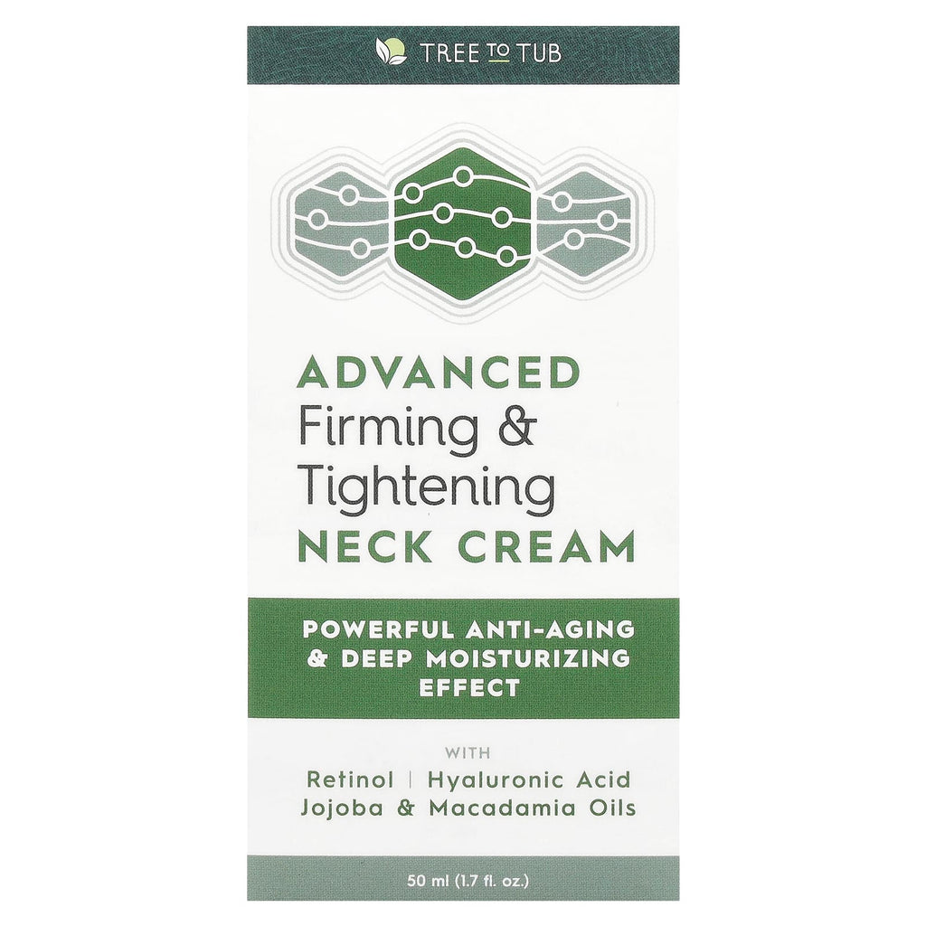 Tree To Tub, Advanced Firming & Tightening Neck Cream, 1.7 fl oz (50 ml)