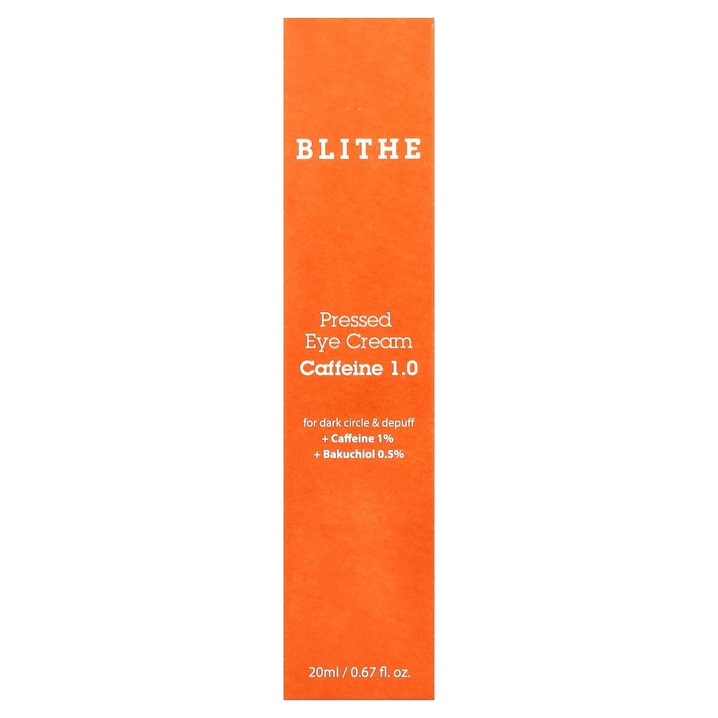 Blithe, Pressed Eye Cream, Caffeine 1.0, 0.67 fl oz (20 ml)