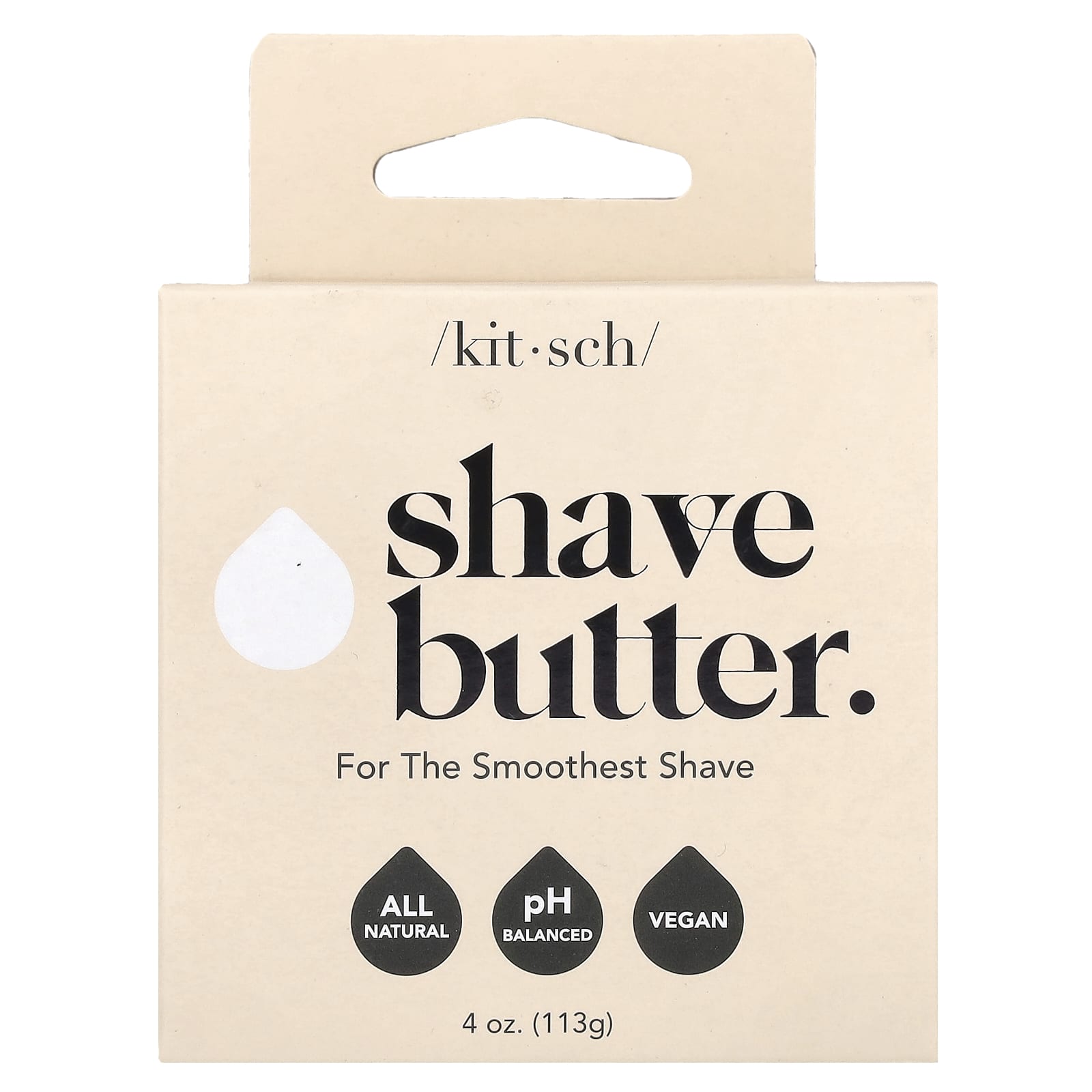 Kitsch, Shave Butter Bar, White Tea & Shea Butter, 4 oz (113 g)