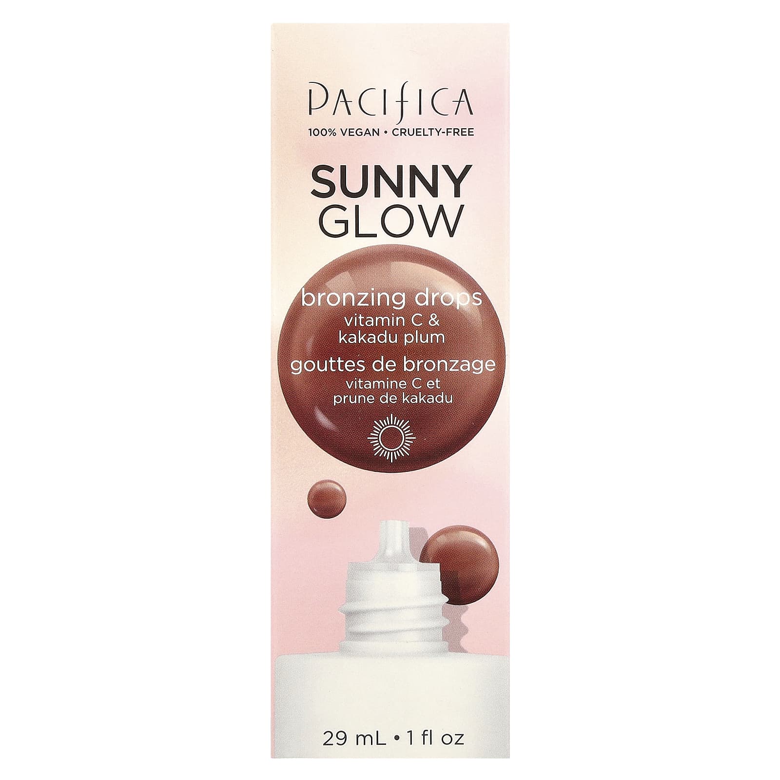 Pacifica, Sunny Glow, Bronzing Drops, 1 fl oz (29 ml)