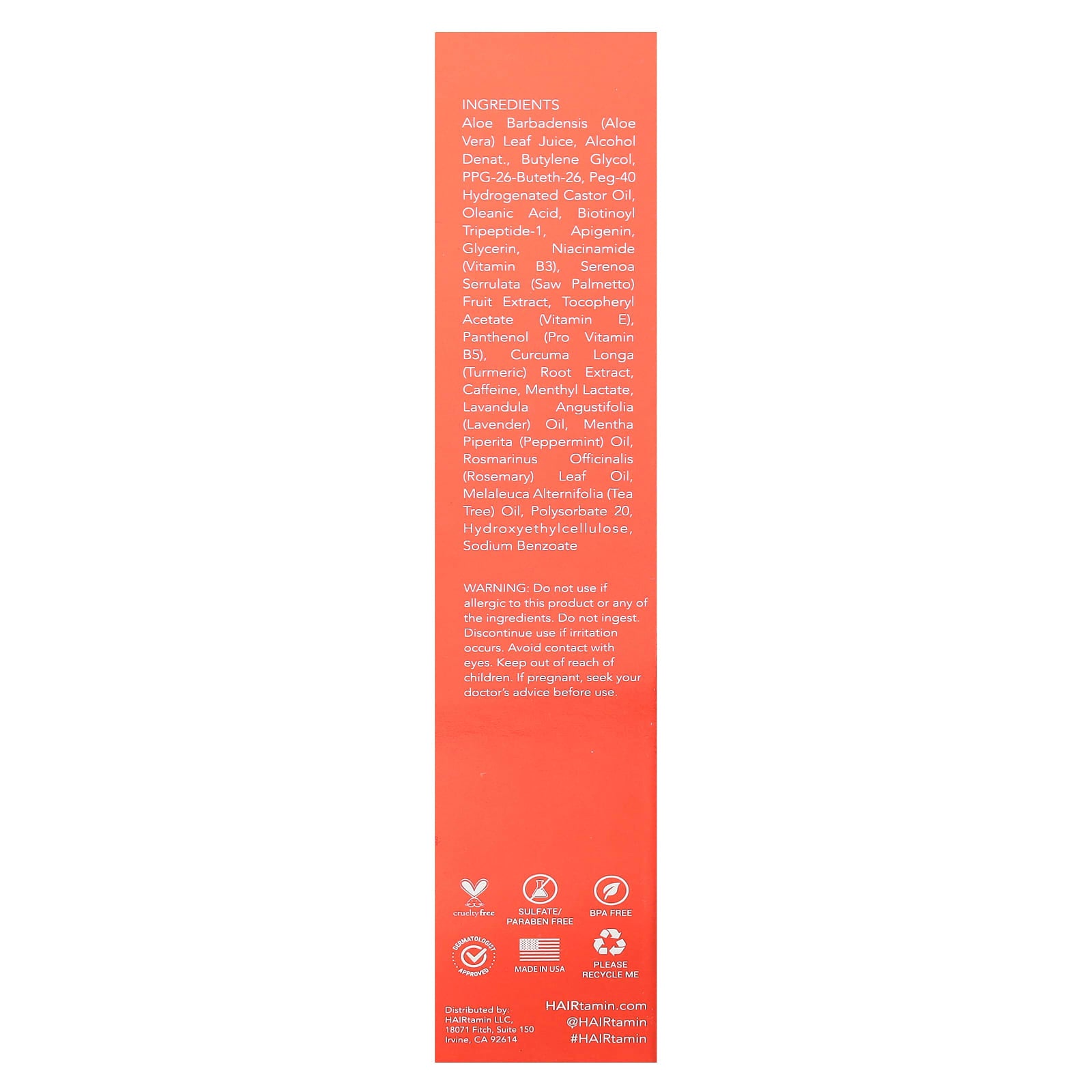 HAIRtamin, Scalp Serum , 2 fl oz (60 ml)