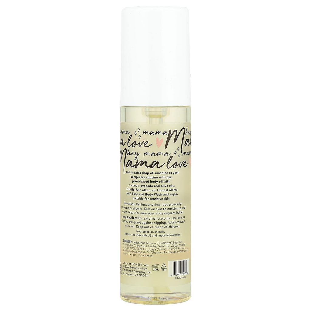 The Honest Company, Glow On Body Oil, Unscented, 4.2 fl oz (124 ml)