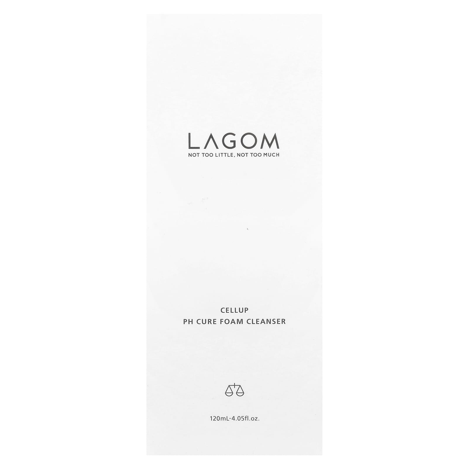 LAGOM, Cellup pH Cure Foam Cleanser, 4.05 fl oz (120 ml)