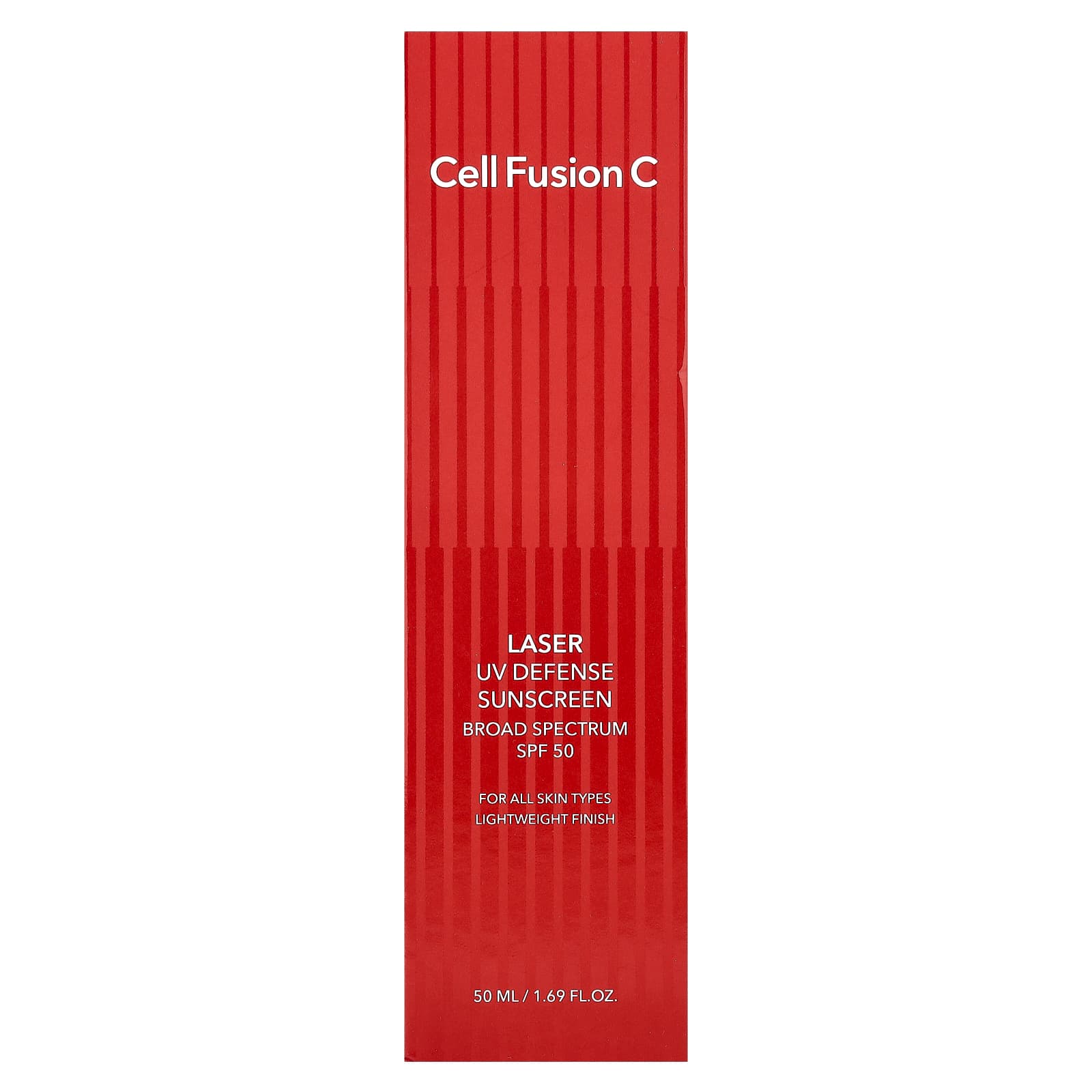 Cell Fusion C, Laser UV Defense Sunscreen, For All Skin Types, SPF 50, 1.69 fl oz (50 ml)