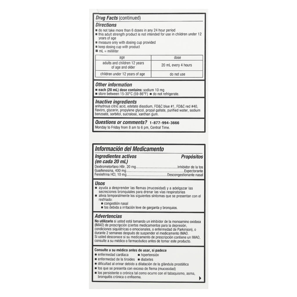 Tukol, Max Action, Severe Congestion & Cough, Ages 12+, 6 fl oz (177 ml)