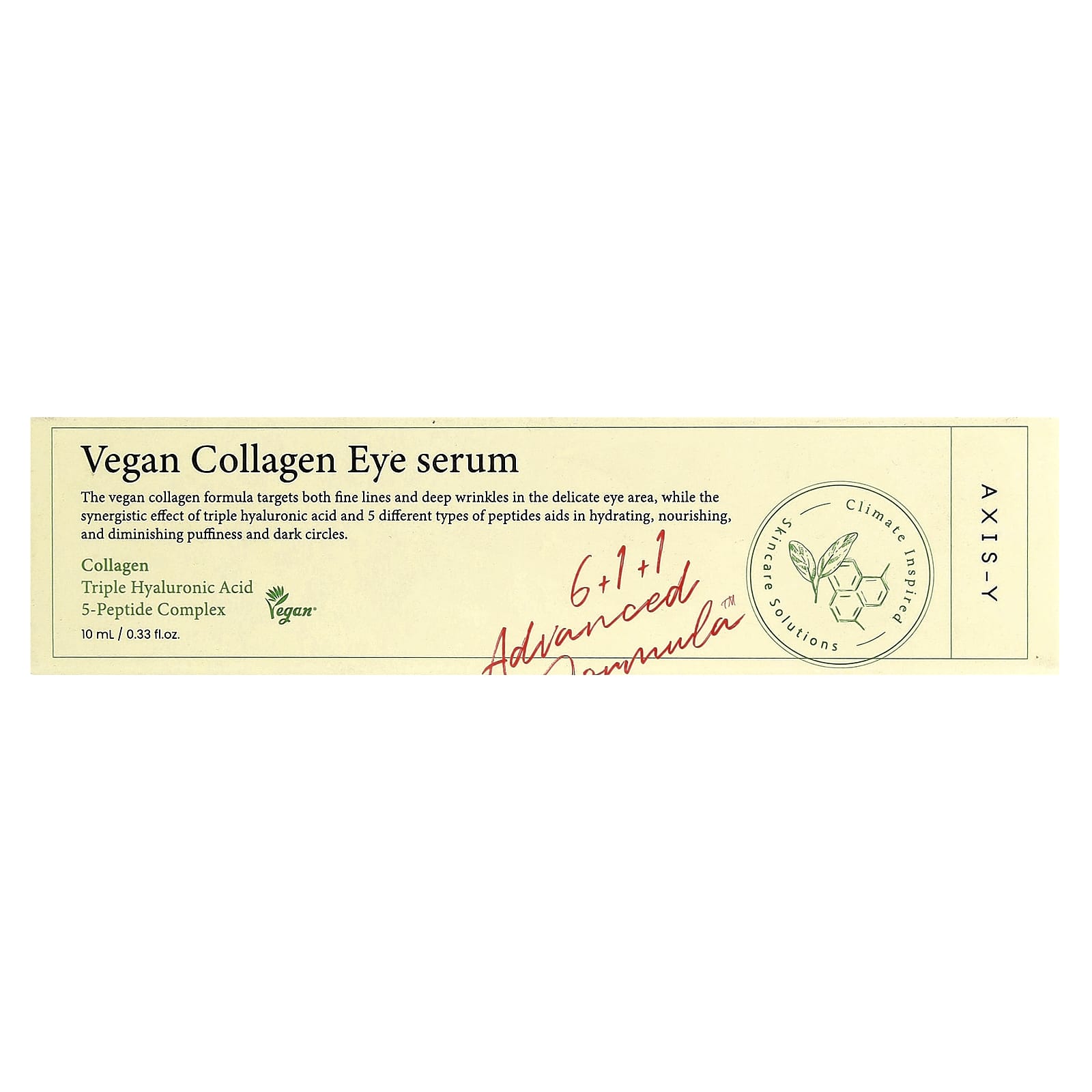Axis-Y, Vegan Collagen Eye Serum , 0.33 fl oz (10 ml)