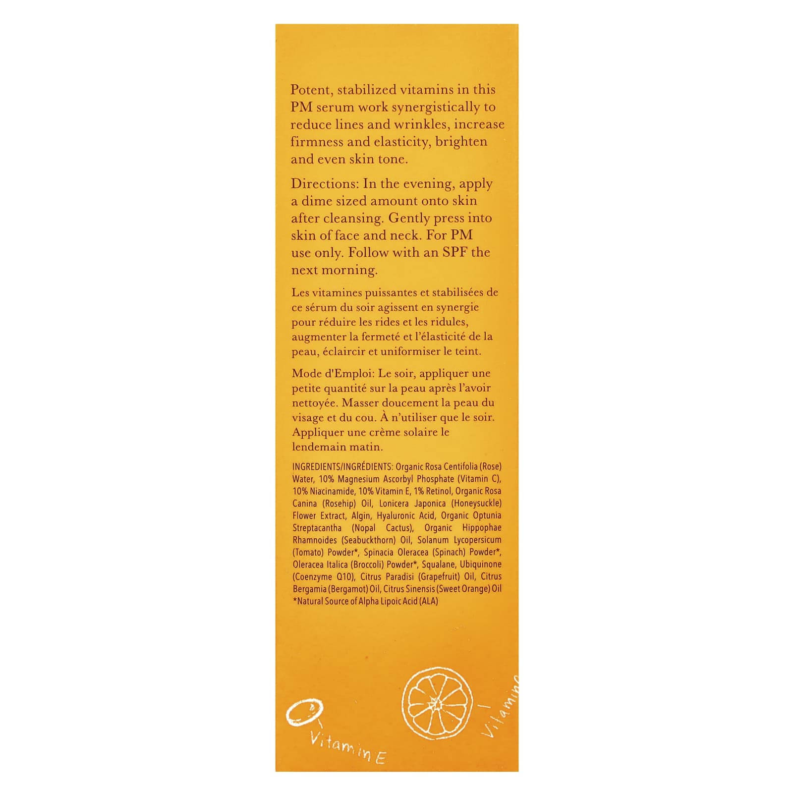 100% PURE, Multi-Vitamin + Antioxidants Potent PM Serum, 1 fl oz (30 ml)